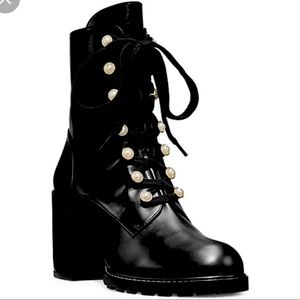 Stuart Weitzman Pearl Lace up Boot (Ivey)